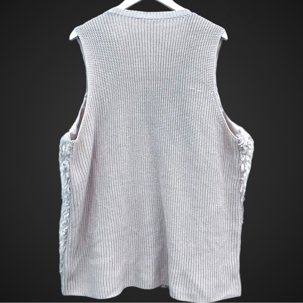 Terra & Sky Fur Knit Vest - Picture 4 of 10